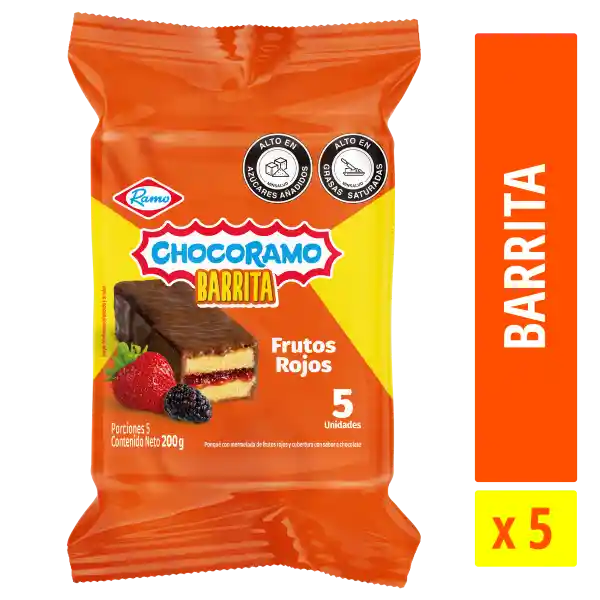 Barrita de Chocoramo 200 g x5Und