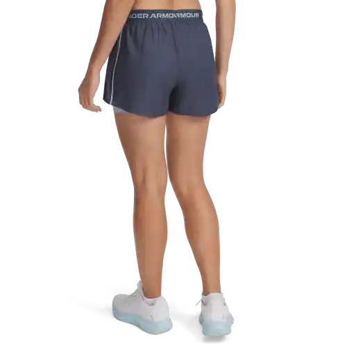 Under Armour Pantaloneta Play Up 2-In-1 Mujer Gris T MD