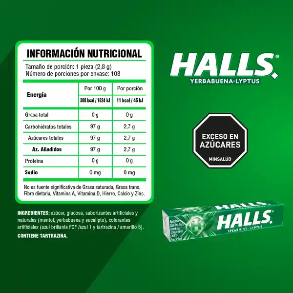 Halls Dulces 302.4 g