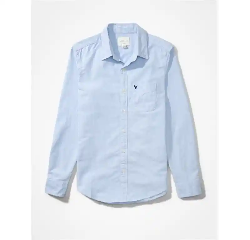 Camisa Azul Talla X-large Hombre American Eagle