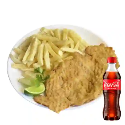 Combo Chuleta de Cerdo + Coca Cola Original 400 ml