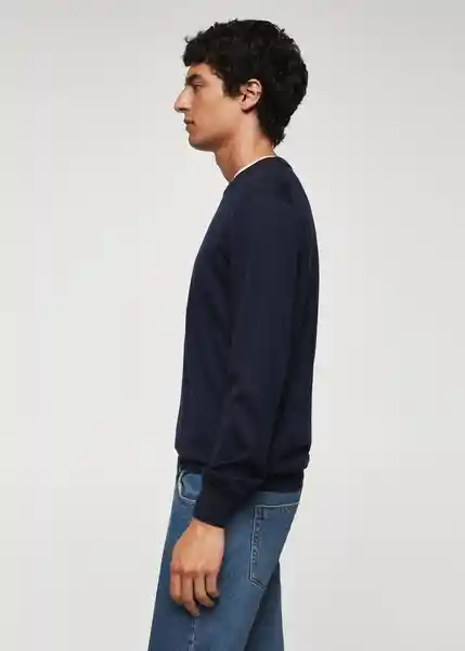 Saco Jersey Willy Navy Talla XL Hombre Mango