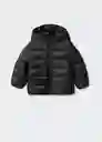 Abrigo Anorak Unicob Negro Talla 66 Niños Mango