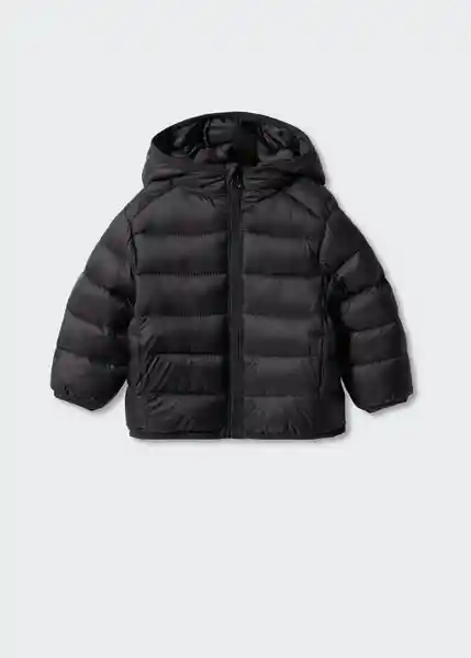 Abrigo Anorak Unicob Negro Talla 66 Niños Mango