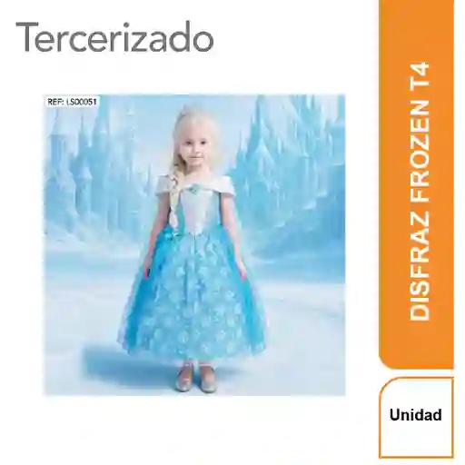 Disfraz Frozen Talla 4