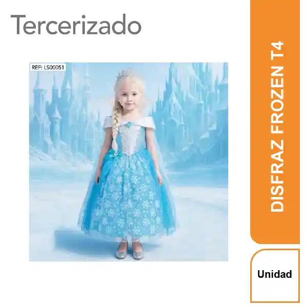 Disfraz Frozen Talla 4