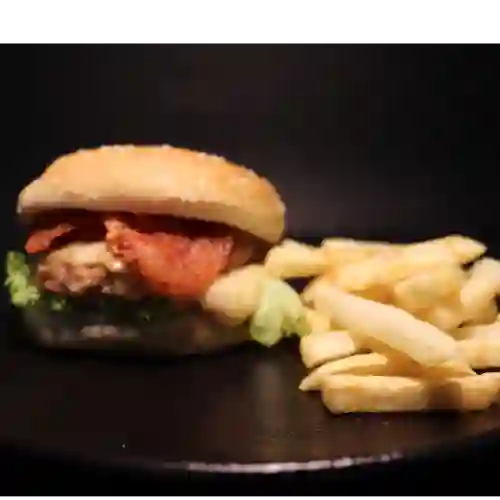 Combo Hamburguesa Sencilla + Papas Fritas