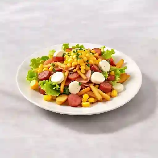 Salchipapas Suiza