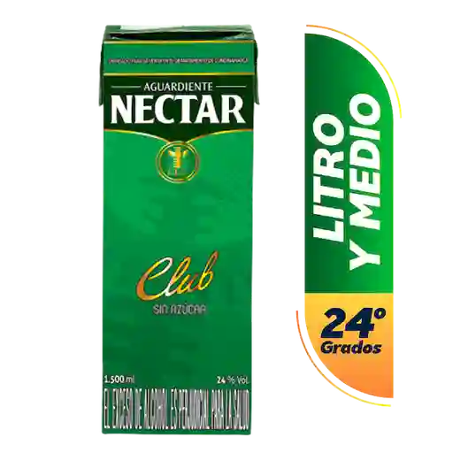 Nectar Aguardiente Club sin Azúcar Tetra Pack