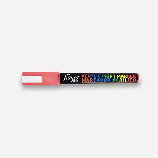 Acrylic Paint Marker Marcador Acrílico Rojo Metalizado (G23)