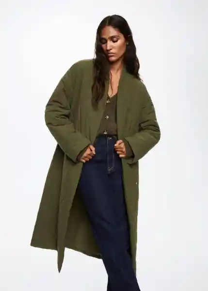 Anorak Verdure Khaki Talla 18 Mujer Mango