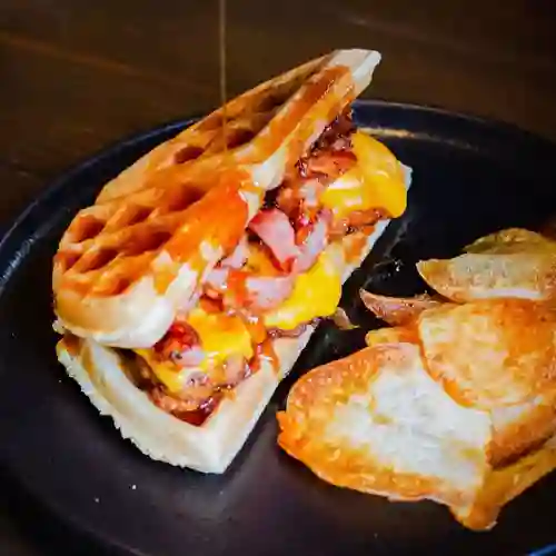 Sándwich Waffle Paraíso