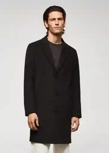 Abrigo Dalan Marrón Talla L Hombre Mango