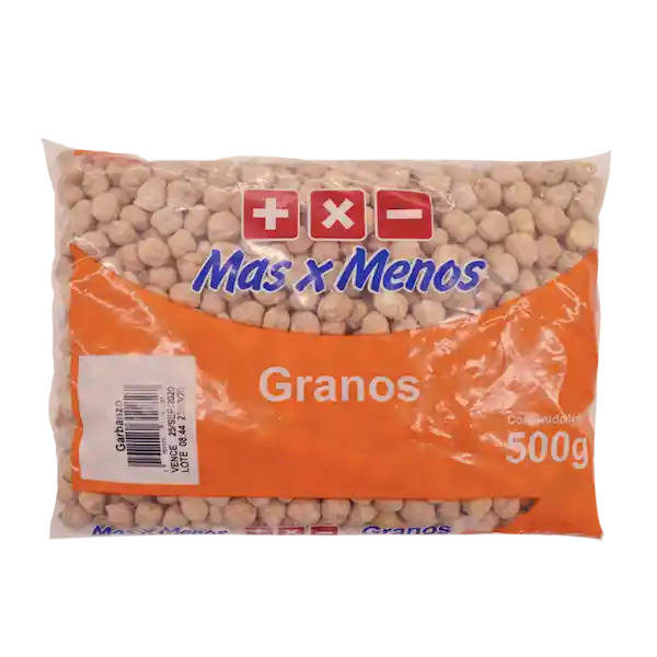 Mas x Menos Garbanzo