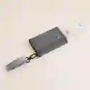 Cartera de Tela Con Correa Serie Gris Miniso