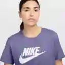 Nike Camiseta Manga Corta Mujer Morado Talla XS
