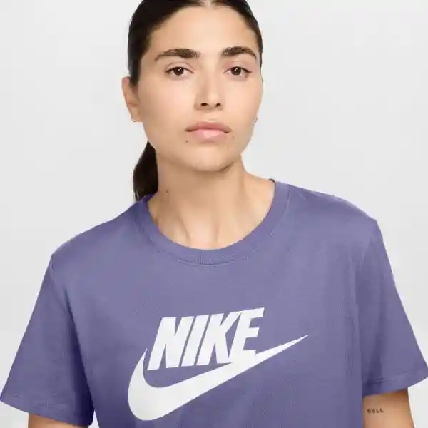 Nike Camiseta Manga Corta Mujer Morado Talla XS