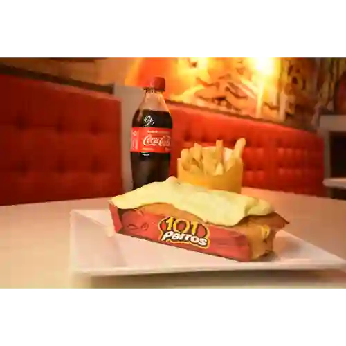 Combo perro empiyamado