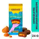 Bombón de Chocolate Relleno de Arequipe Supermundo 24 g