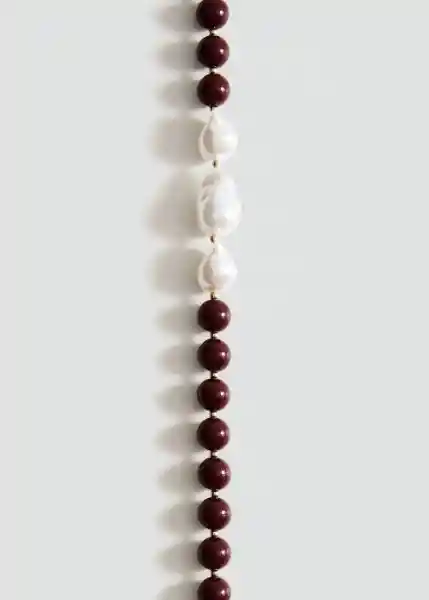 Collar Lada Granate Talla 99 Mujer Mango