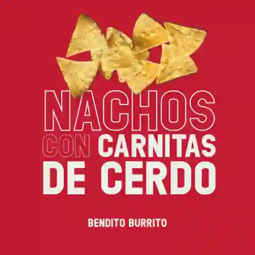 Nachos con Carnitas de Cerdo