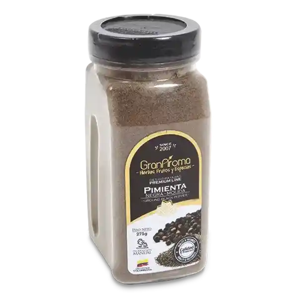 Granaroma Pimienta Negra Molida Linea Premium