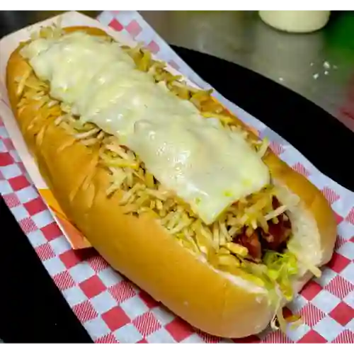 Perro Suizo con Papas