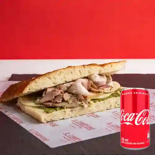 Combo Panini Gladiatore + Coca-Cola Original 235 ml