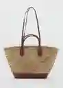 Bolso G Philip Cuero Talla 99 Mujer Mango
