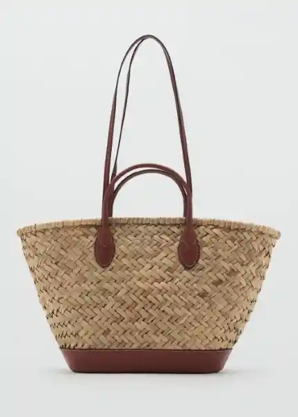 Bolso G Philip Cuero Talla 99 Mujer Mango