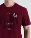 Camiseta Hombre Rojo Talla M 849G004_ROJ191724 Americanino