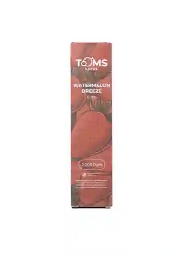 Tooms Vapes Dispositivo Desechable Watermelon 2000