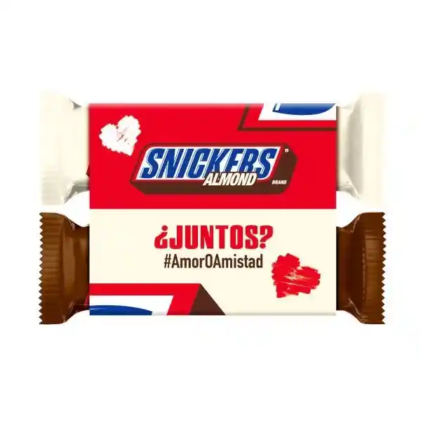 Snickers Chocolate Juntos Almendra Barra + Original