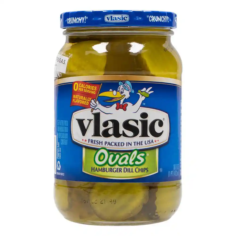 Vlasic Pepinillo Ovals Hamburger Dill Chips