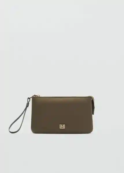 Monedero G Nil Khaki Talla 99 Mujer Mango