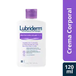 Lubriderm Crema Corporal Protección Solar Fps15