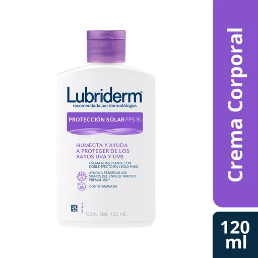Lubriderm Crema Corporal Protección Solar Fps 15