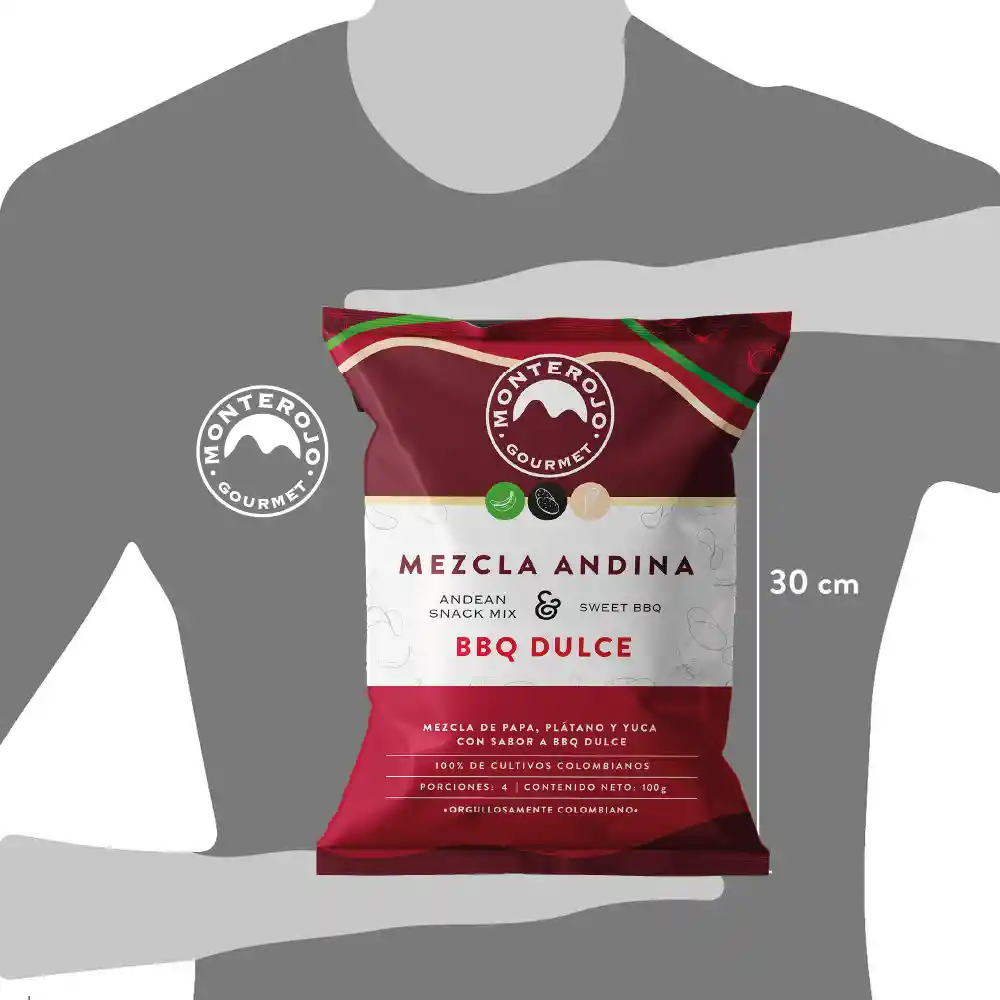 Monter Rojo Mezcla Andina BBQ Dulce 100gr