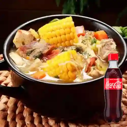 Combo Sancocho Mixto + Coca-Cola 400 ml