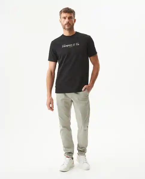 Camiseta Trdmrk Graphic Negro Sombrío Ultraoscuro S Chevignon