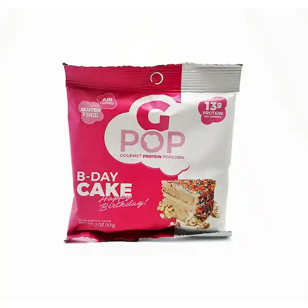 Gpop Snack Crispetas Gourmet Birthday Cake