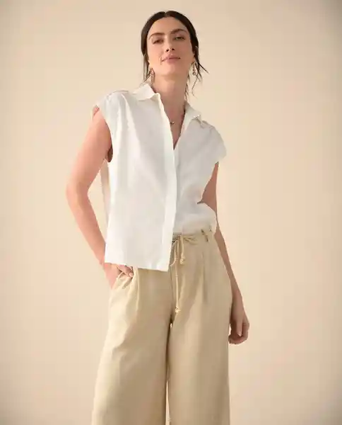 Camisa Blanco 0 Claro Talla XL 611G030 Esprit