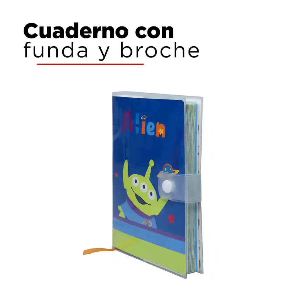 Miniso Cuaderno Disney Coleccion Toy Story Alien 128 Hojas