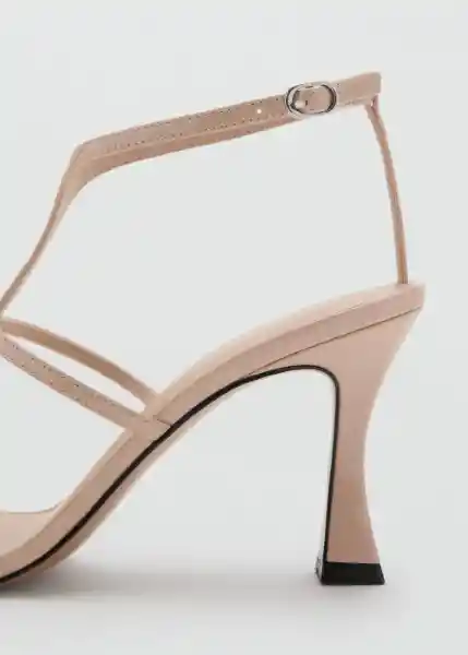 Sandalias Tea Nude Talla 38 Mujer Mango