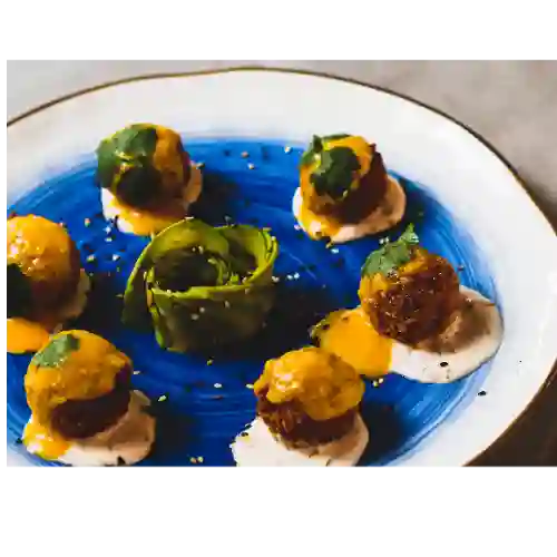 Croquetas de Causa Limeña