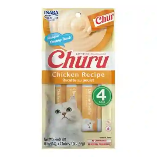 Churu Alimento Para Gato Pollo Puré