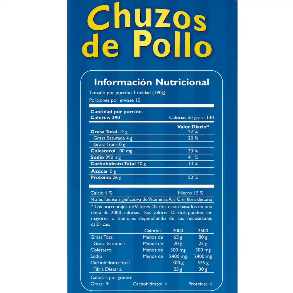 Pollo Coa Chuzos de Pollo