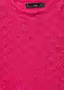 Jersey Sito Fucsia Talla 18 Mujer Mango