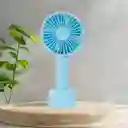 Ventilador Mini de Mano Con Base 1200 Mah Azul Miniso