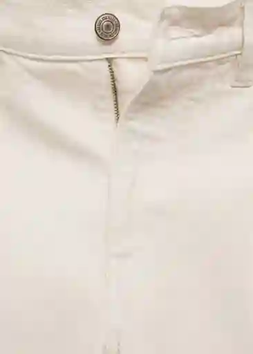 Bermuda Jarod Offwhite Talla 42 Hombre Mango